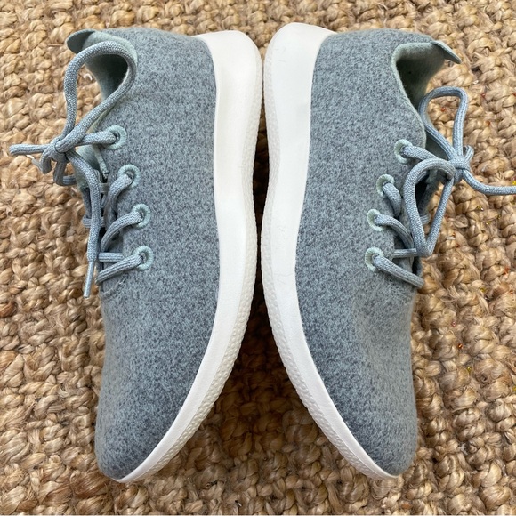 Allbirds Blue Wool Runners Sneakers WR W7 - Picture 4 of 10